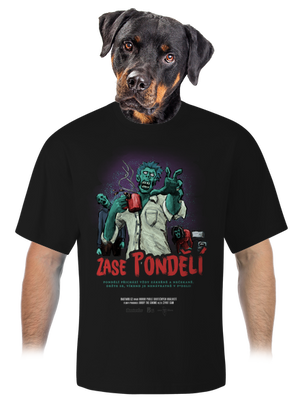 B13: Zase pondělí unisex tričko oversized Black