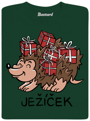 Ježíček pánské tričko Bottle Green