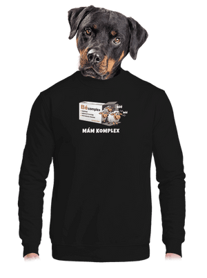 unisex mikina bez kapuce