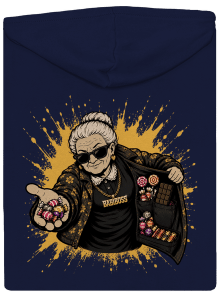 Babiboss pánská mikina na zip Navy