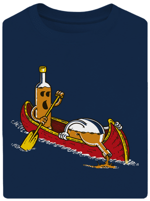 Rumáci unisex tričko oversized Midnight Blue