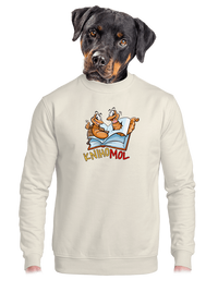 unisex mikina bez kapuce