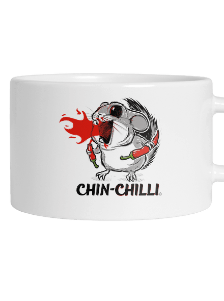 Chinchilli hrnek makronka White