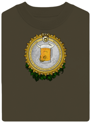 Pivní horoskop: Býk unisex mikina bez kapuce Urban Khaki