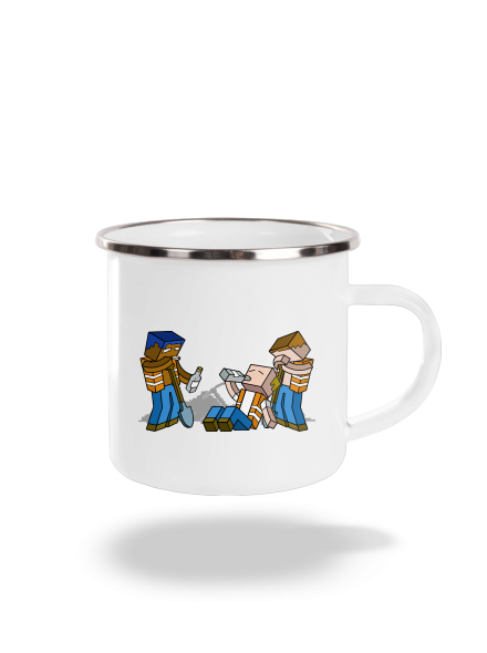 Real Minecraft plecháček White