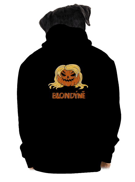 Blondýně pánská mikina na zip Black
