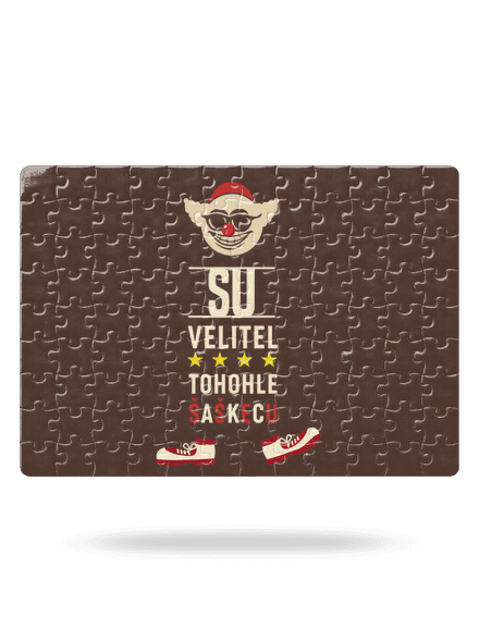 Velitel šaškecu puzzle White