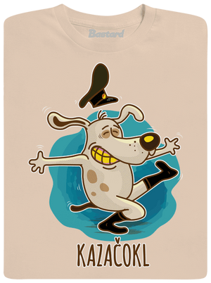 Kazačokl pánské tričko Sand