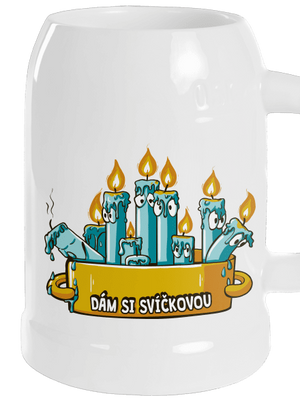 Svíčková půllitr White