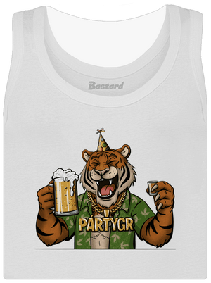 Pártygr dámské tílko klasické White