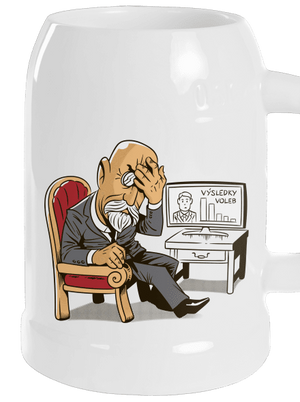 Masaryk půllitr White