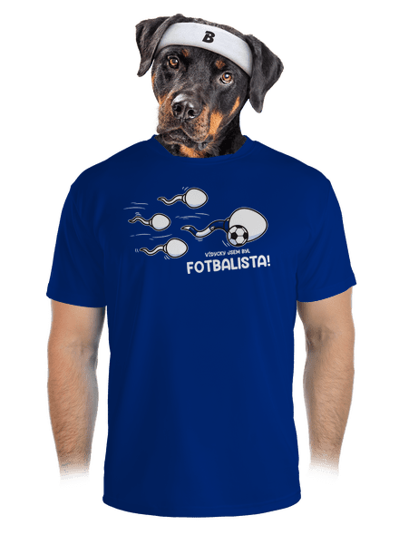 Vždycky jsem byl... pánské sportovní tričko Royal Blue Mal