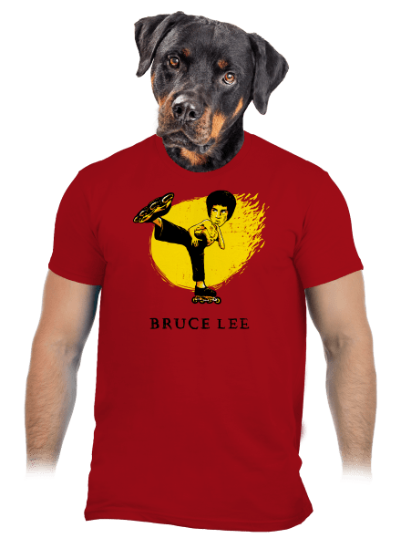 Bruce Lee pánské tričko Red