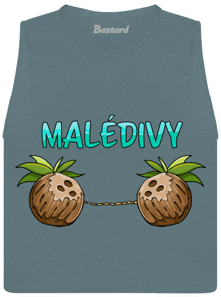Malédivy dámské tílko volné Heather Deep Teal