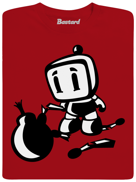Bomberman pánské dlouhý rukáv Red