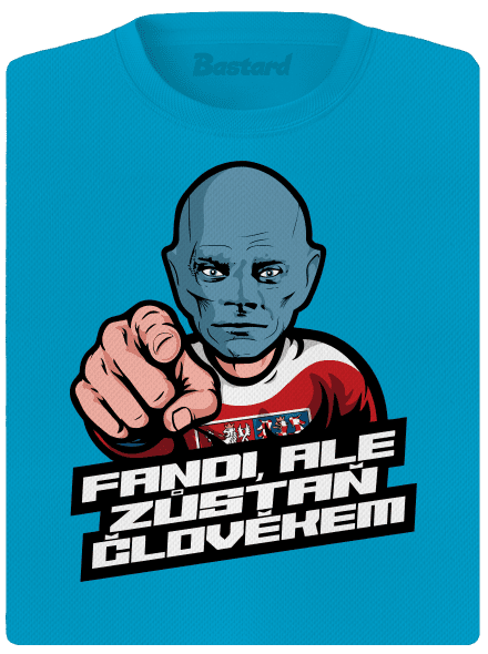 Fandi, ale zůstaň Fantomasem dámské sportovní tričko Blue Atol