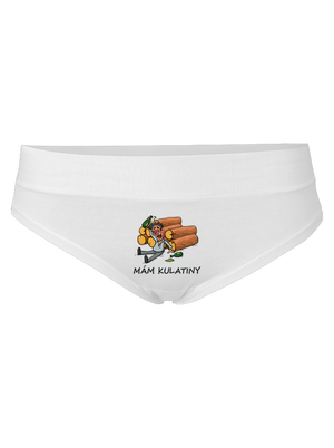 Mám kulatiny dámské kalhotky White