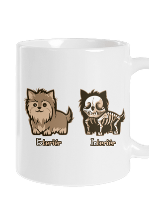 Teriér klasický hrnek White