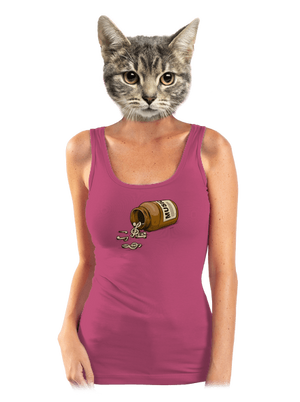 Music Pills dámské tílko klasické Magenta