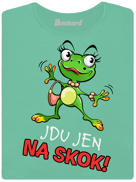 Jdu na skok dámské tričko premium Mint Mal