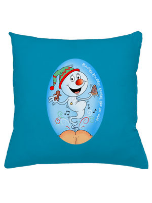 Vánoční duch polštář Blue Turquoise