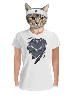 Panther inside dámské sportovní tričko White