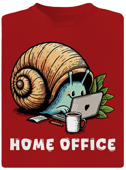 Šnekův home office pánské sportovní tričko Red Mal