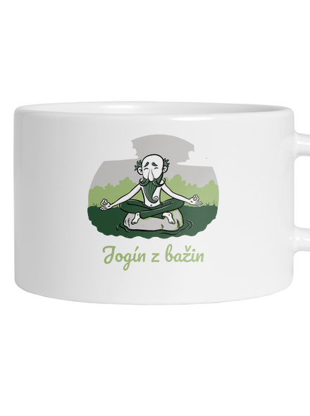Jogín z bažin hrnek makronka White