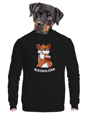 unisex mikina bez kapuce