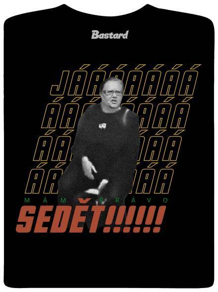 B18: Mám právo sedět pánské tričko Black