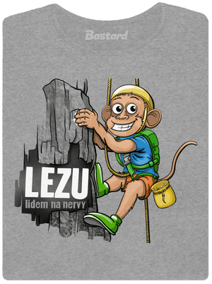 Lezu na nervy dámské tričko Dark Gray Melange