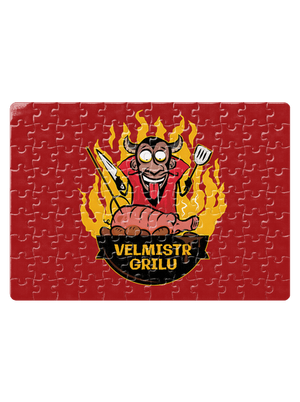 Velmistr grilu puzzle White