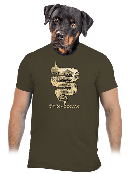 Střevozemě pánské tričko Urban Khaki