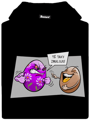 Zmaluju tě dětská mikina klokanka Black