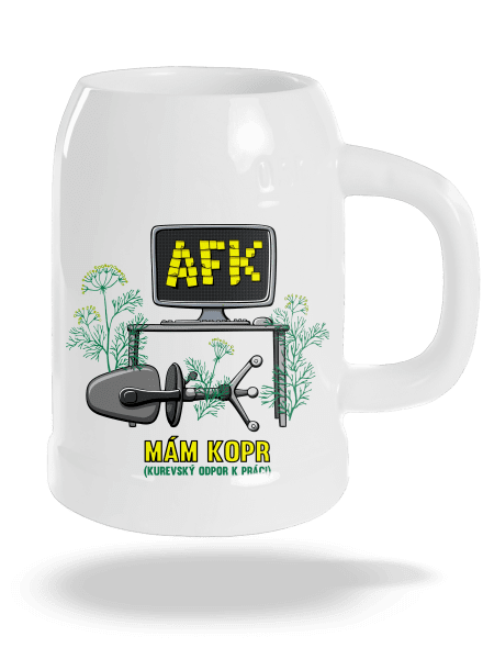 Mám kopr půllitr White