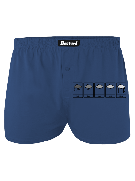 Předpověď počasí pánské trenky Blue