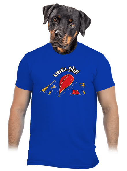 Udělal jsem se pánské tričko Royal Blue
