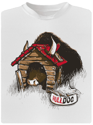 Bulldog pánské sportovní tričko White