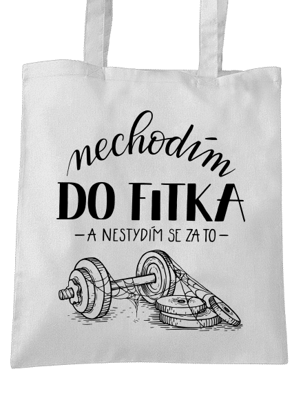 B12: Nechodim do fitka taška White
