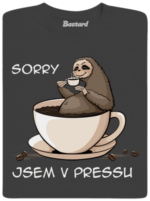 V pressu pánské dlouhý rukáv Dark Grey