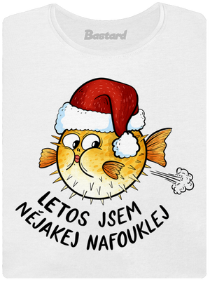 Jsem nafouklej dámské tričko s lemem White