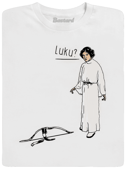 Luke a Leia dětské tričko White