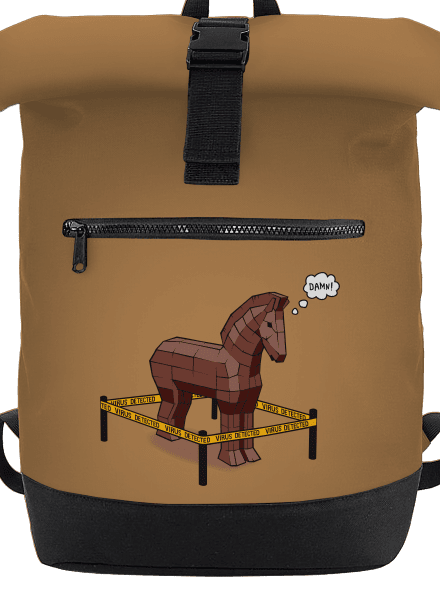 Trojský kůň batoh Caramel