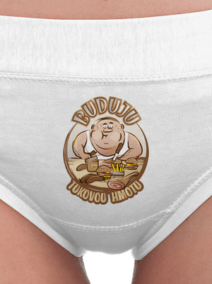 Tuková hmota dámské kalhotky White