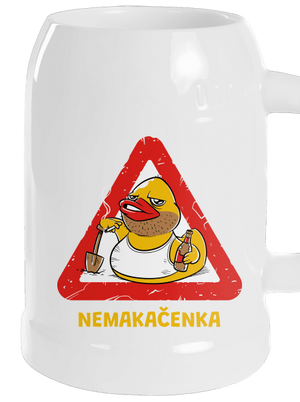 Nemakačenka půllitr White