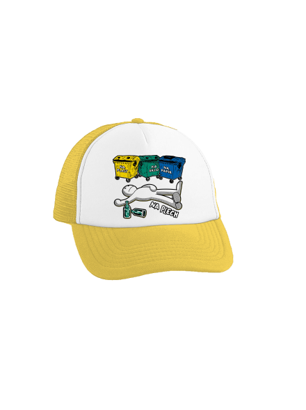 Tříděný odpad kšiltovka truckerka Sunflower cap