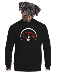 unisex mikina bez kapuce