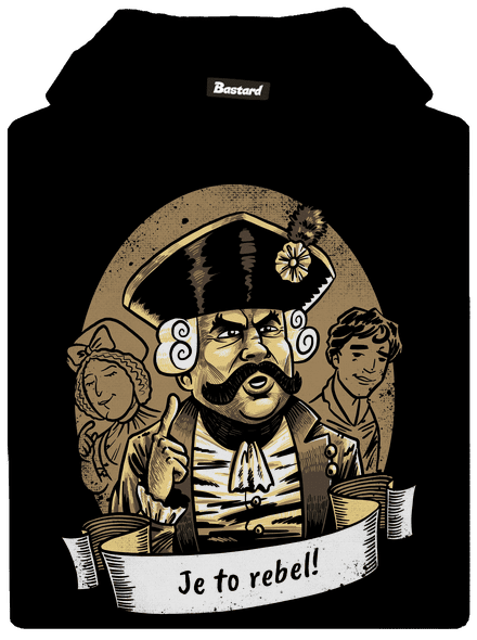 B14: S čerty nejsou žerty dětská mikina klokanka Black