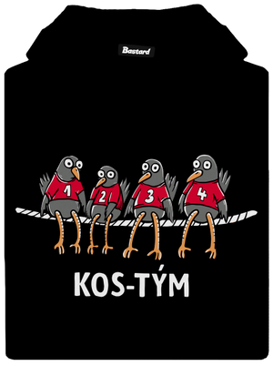 Kos-tým dámská mikina klokanka Black