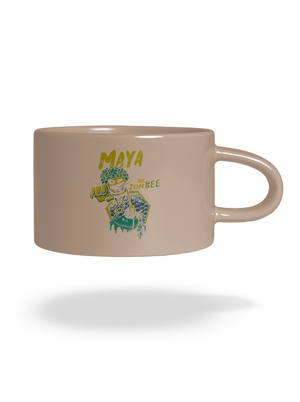 Zombee Mája hrnek makronka Brown Macaron